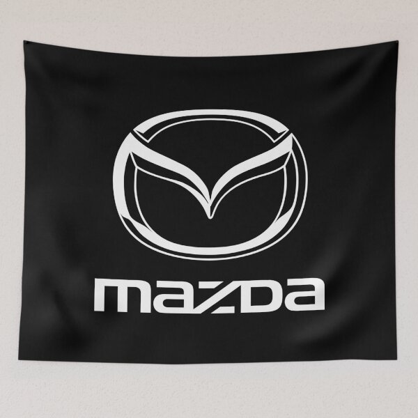 Item preview, White Mazs Logo with Wider Lettering Below designed and sold by petreee.