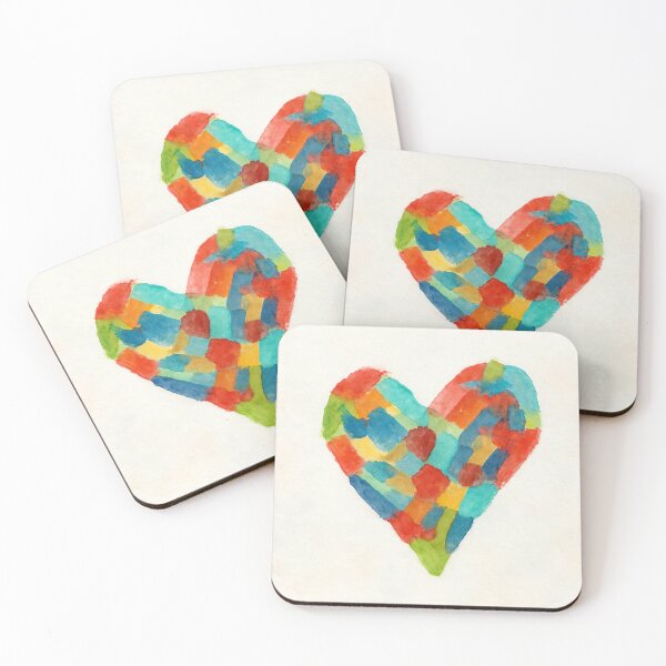 Item preview, Colorful Watercolor Heart – AI Enhanced Design designed and sold by Pacika.