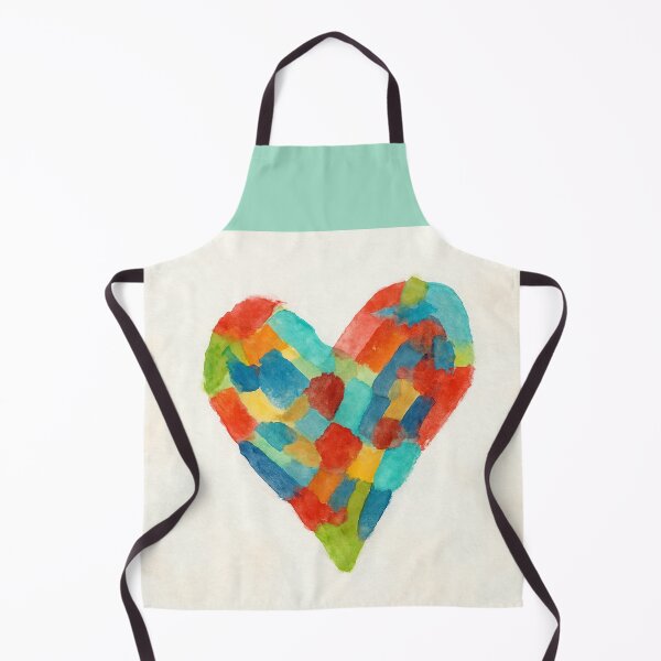 Item preview, Colorful Watercolor Heart – AI Enhanced Design designed and sold by Pacika.