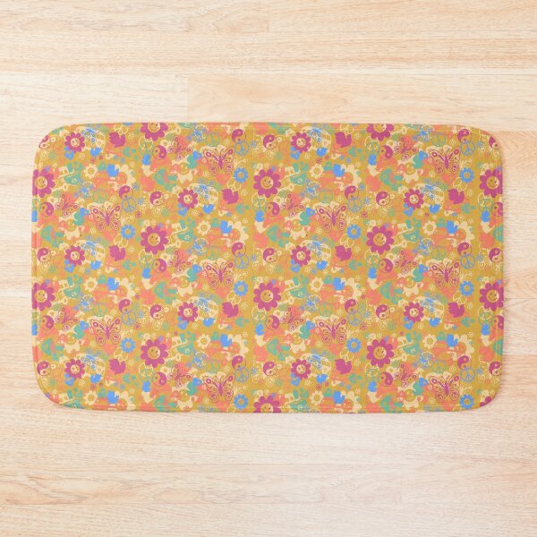 Item preview, Vintage Retro 70s Flowerpower Pattern designed and sold by Studio Pico.