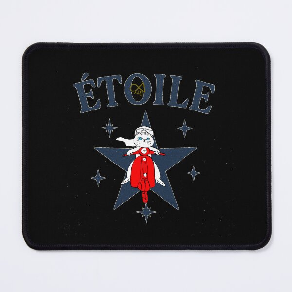 Item preview, LaMaisonOfMY CUTE FRENCH LOVE COLLECTION No.15 Étoile ON BLACK designed and sold by LaMaisonOfMY.