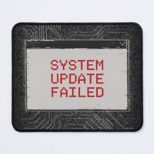Item preview, System Update Failed – Glitch Error Techcore Design designed and sold by notokstudio.