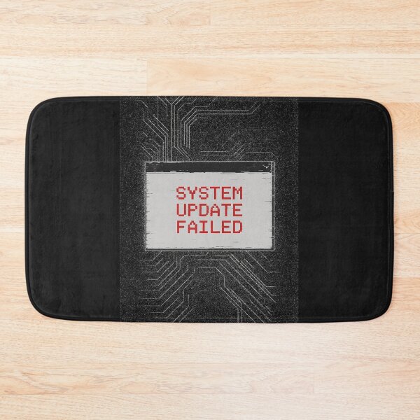 Item preview, System Update Failed – Glitch Error Techcore Design designed and sold by notokstudio.