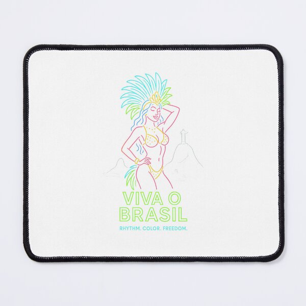 Item preview, Viva o Brasil – Neon Samba Queen | AUCIA Glow Art designed and sold by Aucia.