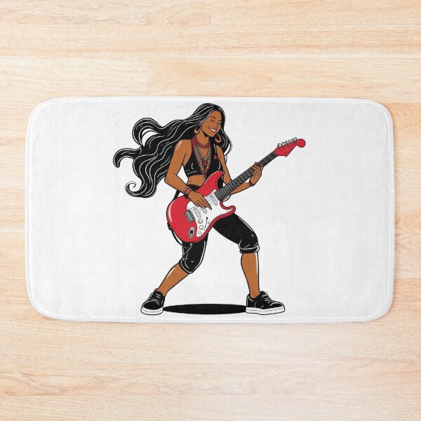 Item preview, Groovy Guitarist Girl  designed and sold by Koko Doko.