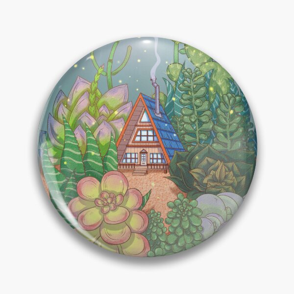 Aperçu de l'œuvre Sorcière de terrarium de cactus magique une hutte créée et vendue par teraMerchShop.