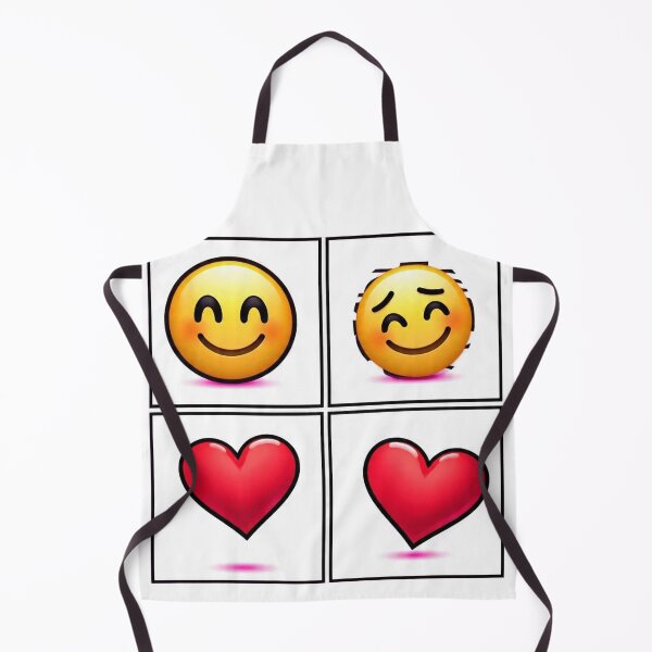 Item preview, Emoji to Heart Comic Sticker – Cute 4-Panel Emoji Transformation designed and sold by 001Haiba.