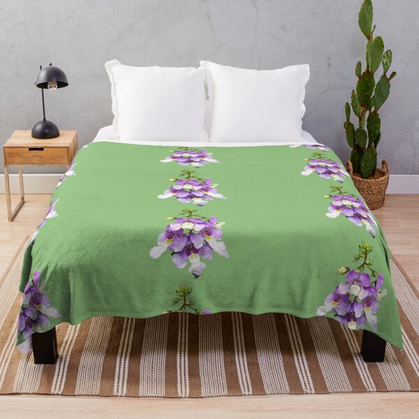 Item preview, Angelonia Angustifolia Bloom Floral Art designed and sold by bvdesignart.