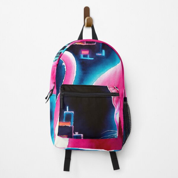Item preview, Pink Byte – Neon Cat in the City designed and sold by ArtiQreate.