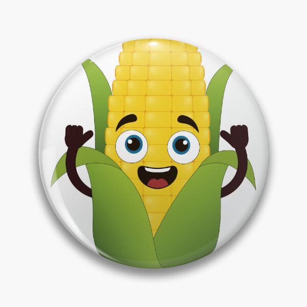 Item preview, Cool corn cob character designed and sold by lu-print-design.