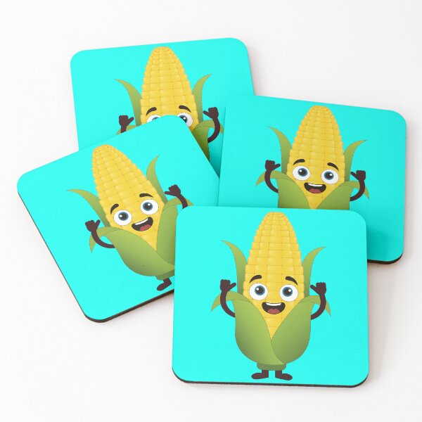 Item preview, Cool corn cob character designed and sold by lu-print-design.