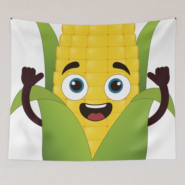 Item preview, Cool corn cob character designed and sold by lu-print-design.