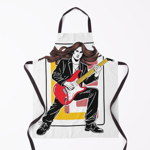 Item preview, Long hair Guitarist Black Suits designed and sold by Koko Doko.