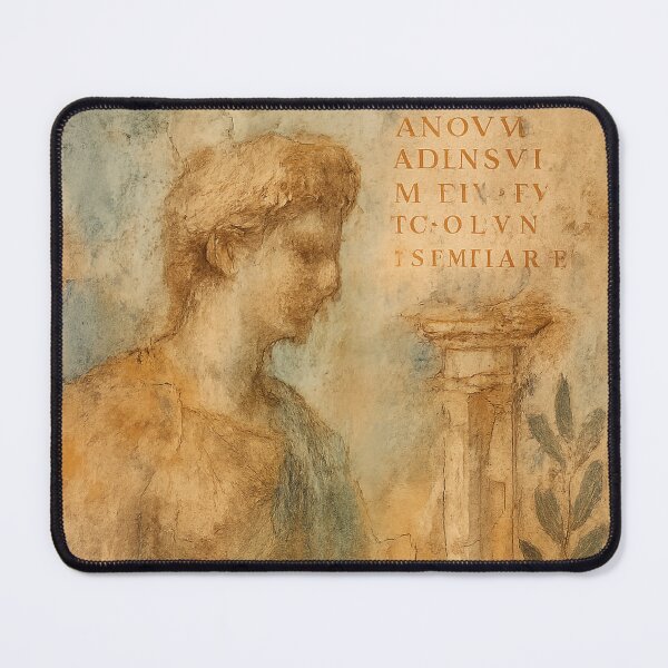 Item preview, Antique fresco fragment – vintage wall painting poster designed and sold by Bernd Friese.