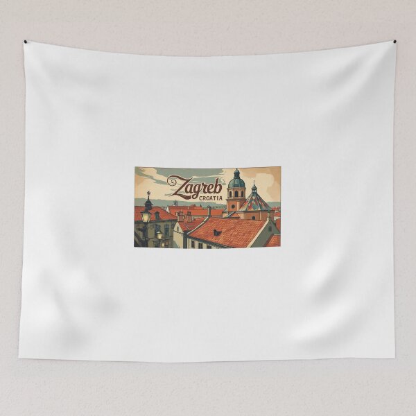 Item preview, Zagreb – Balkan charm with colorful rooftops designed and sold by StormArte.