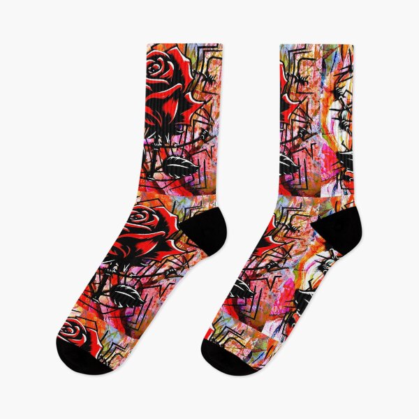 Item preview, Red Rose Graffiti designed and sold by ViaARTfactory.