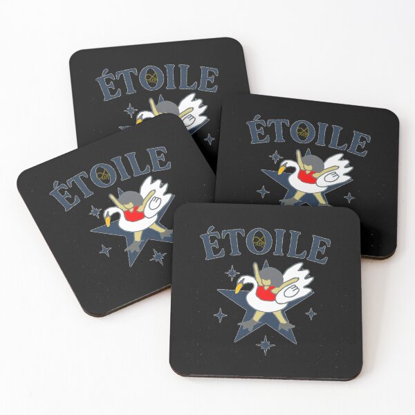 Item preview, LaMaisonOfMY CUTE FRENCH LOVE COLLECTION No.17 Étoile ON BLACK designed and sold by LaMaisonOfMY.