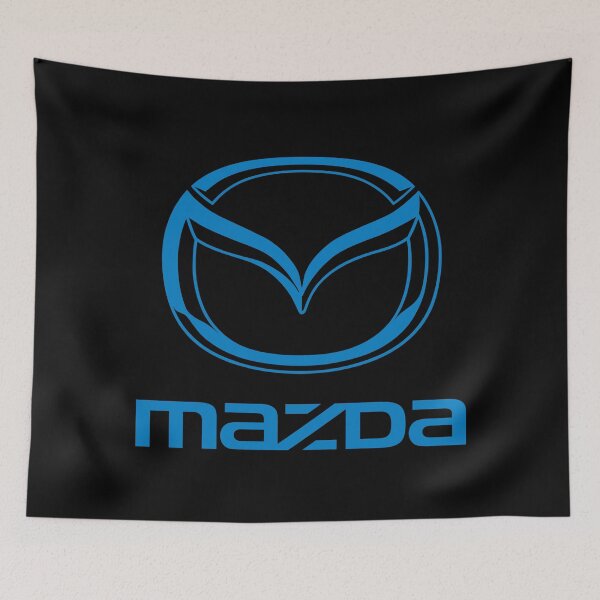 Item preview, Blue Mazs Logo with Wider Lettering Below designed and sold by petreee.