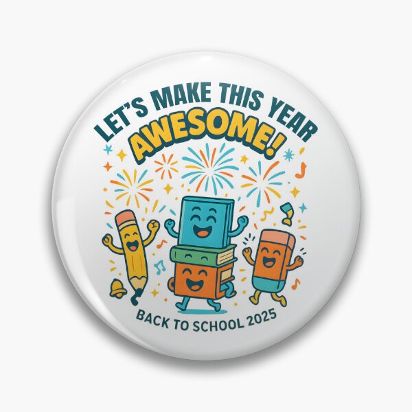 Item preview, Back to School - Let's Make This Year Awesome designed and sold by BlueHueTee.