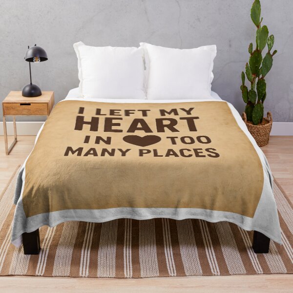 Item preview, I Left my Heart in too many places (Minimalistic Design for Travel Lover 1) designed and sold by Lydian Dreams.