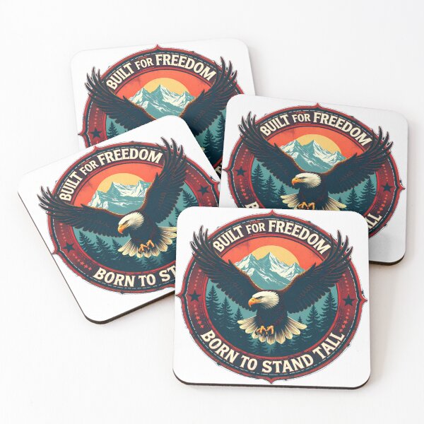 Item preview, Bald Eagle Retro Badge Design  designed and sold by Styylee.