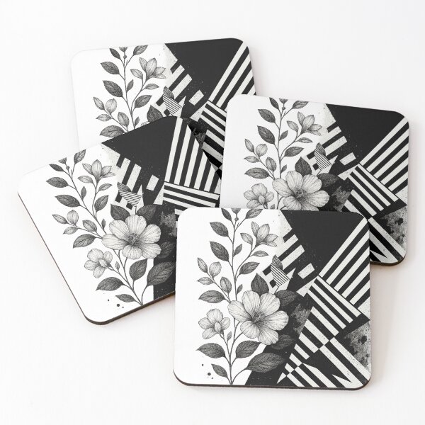 Artikelvorschau, Floral Geometry Contrast entworfen und verkauft von Bernd Friese.