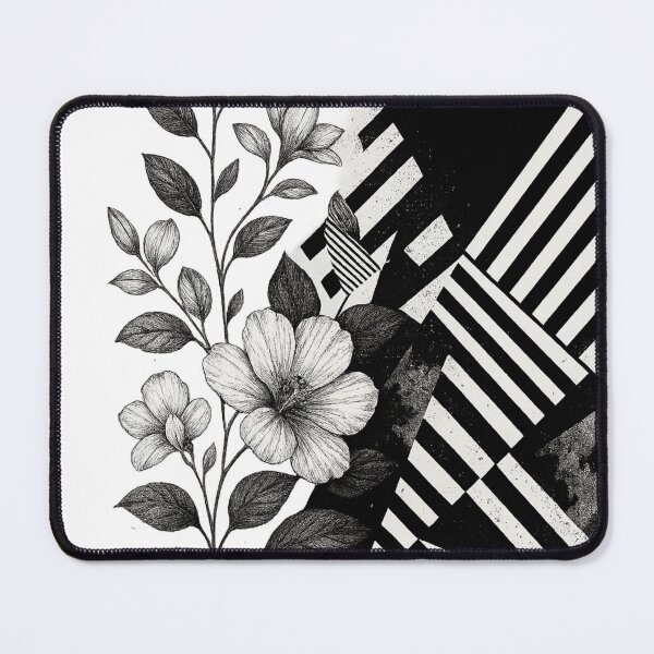 Artikelvorschau, Floral Geometry Contrast entworfen und verkauft von Bernd Friese.