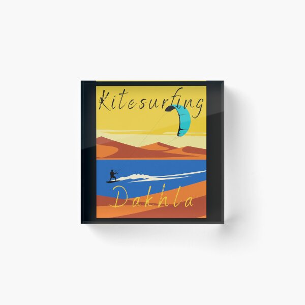 Item preview, Kitesurfing Dakhla Water sports Kitesurf Kiteboarding Funny Design T-Shirt designed and sold by MojNetSerwis WWK.