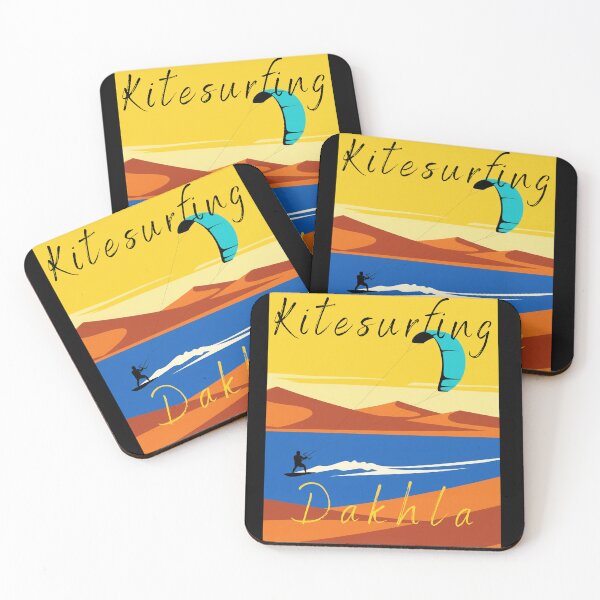 Item preview, Kitesurfing Dakhla Water sports Kitesurf Kiteboarding Funny Design T-Shirt designed and sold by MojNetSerwis WWK.