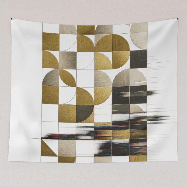 Item preview, Golden Geometry Glitch designed and sold by Bernd Friese.