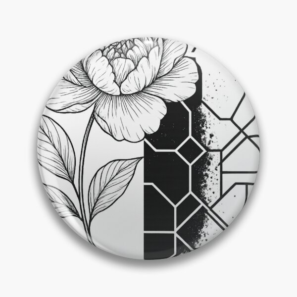 Item preview, Geometric flower fusion designed and sold by Bernd Friese.