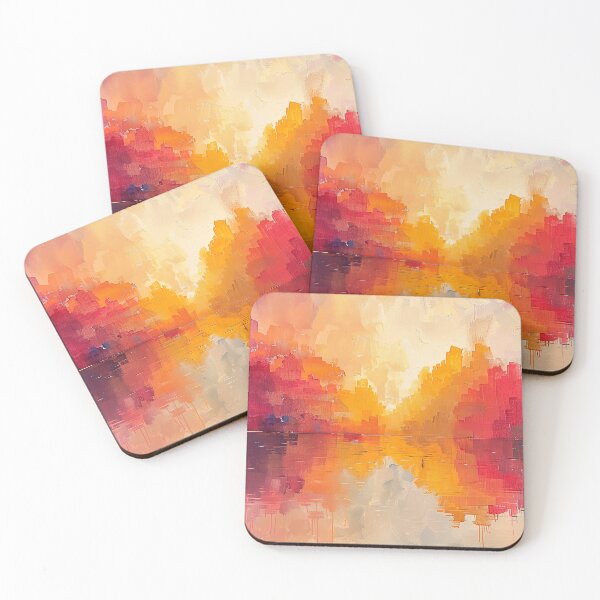 Item preview, Sunset on a river designed and sold by FlaskLab.