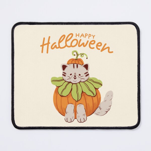 Item preview, Cute Halloween Grey cat in pumpkin costume Pet Costume designed and sold by Dark & Darling.