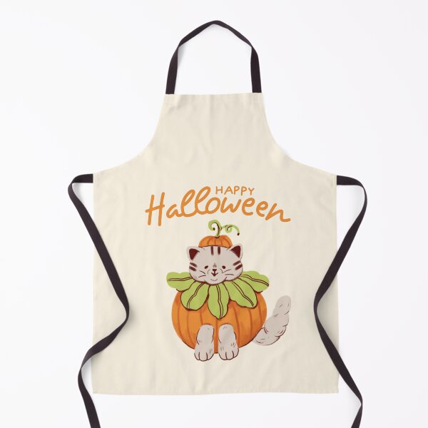 Item preview, Cute Halloween Grey cat in pumpkin costume Pet Costume designed and sold by Dark & Darling.