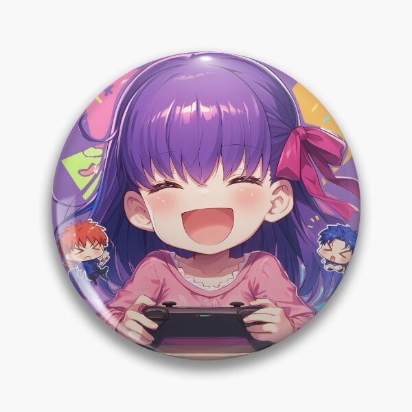 Item preview, Sakura Matou Chibi Joyful Gaming Fate Stay Night Anime designed and sold by juniorcastros.