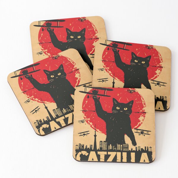 Item preview, Catzilla vintage poster designed and sold by paulrommer.