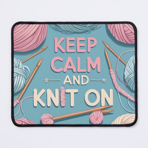 Item preview, Keep Calm and Knit On designed and sold by 0606PM.
