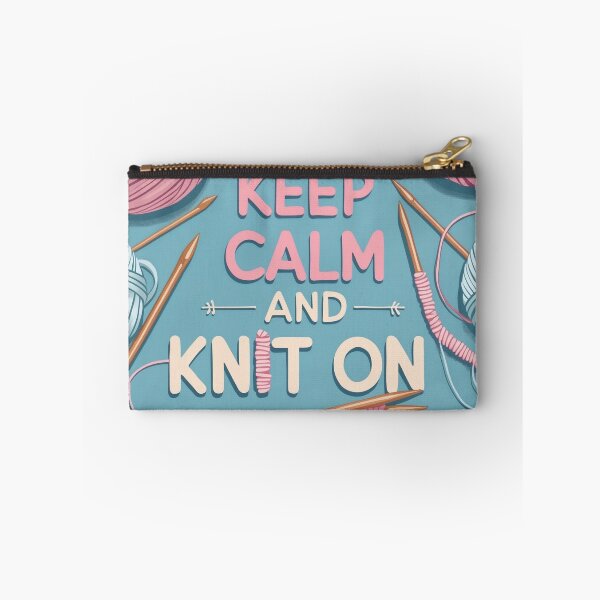 Item preview, Keep Calm and Knit On designed and sold by 0606PM.
