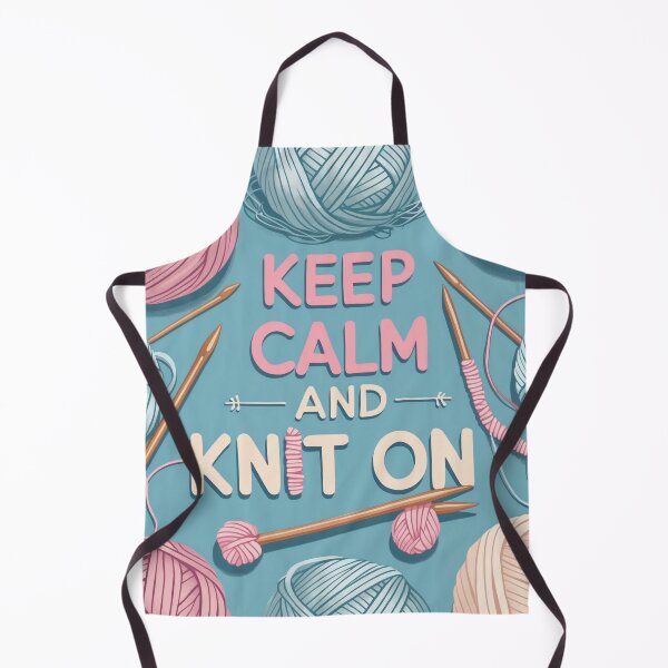 Item preview, Keep Calm and Knit On designed and sold by 0606PM.