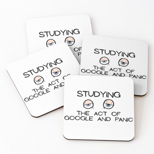 Item preview, Studying, the act of google and panic  designed and sold by violetarts7.