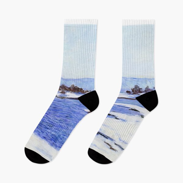 Item preview, The Banks of the Fjord at Christiania   1895 by Claude Monet designed and sold by GabyddAlessandr.
