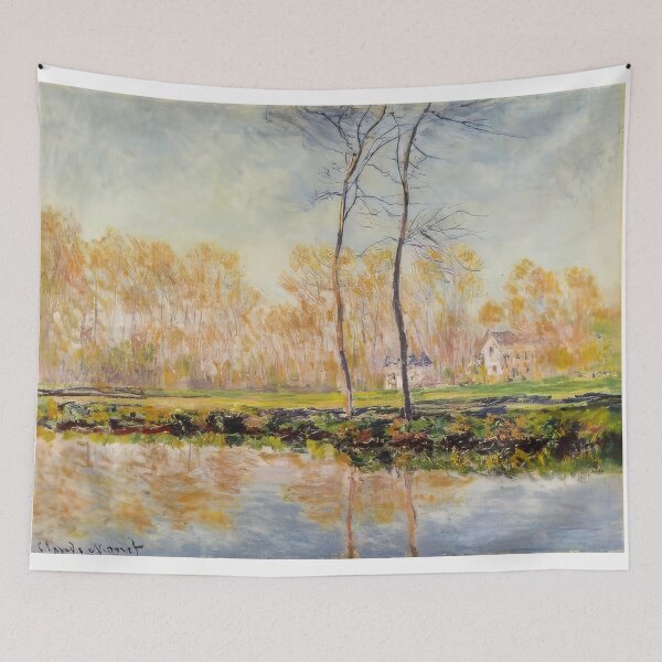 Item preview, The Banks of the River Epte at Giverny   1887 by Claude Monet designed and sold by GabyddAlessandr.
