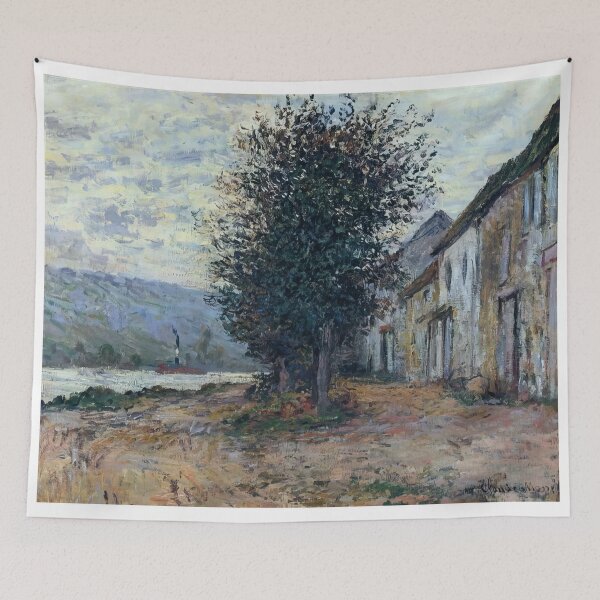 Item preview, The Banks of the Seine   1878 by Claude Monet designed and sold by GabyddAlessandr.