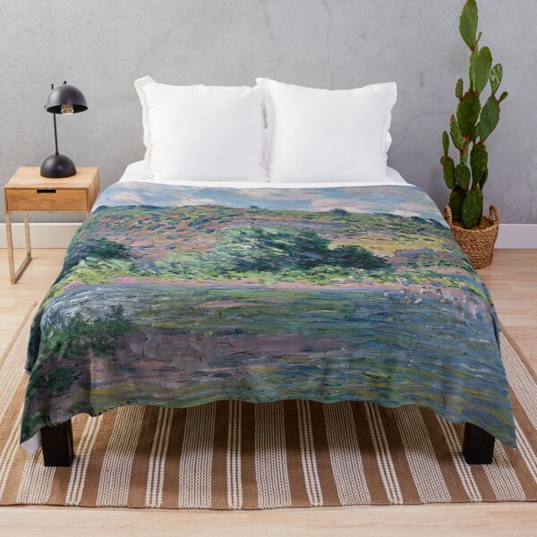 Item preview, The Banks of the Seine at Port Villez 1885 by Claude Monet designed and sold by GabyddAlessandr.