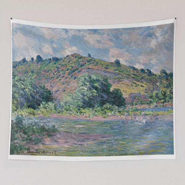 Item preview, The Banks of the Seine at Port Villez   1885 by Claude Monet designed and sold by GabyddAlessandr.