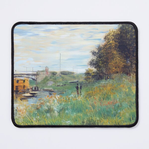 Item preview, The Banks of the Seine at the Argenteuil Bridge   1874 by Claude Monet designed and sold by GabyddAlessandr.