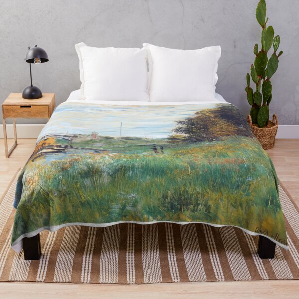 Item preview, The Banks of the Seine at the Argenteuil Bridge 1874 by Claude Monet designed and sold by GabyddAlessandr.