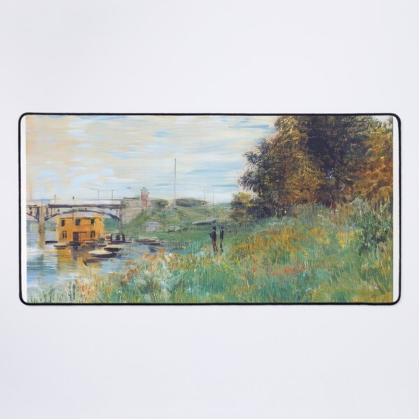 Item preview, The Banks of the Seine at the Argenteuil Bridge   1874 by Claude Monet designed and sold by GabyddAlessandr.