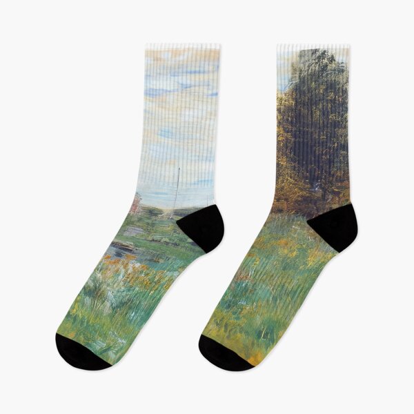 Item preview, The Banks of the Seine at the Argenteuil Bridge   1874 by Claude Monet designed and sold by GabyddAlessandr.