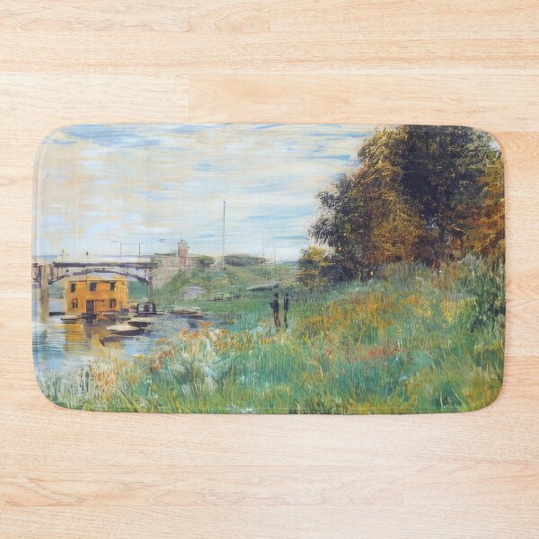 Item preview, The Banks of the Seine at the Argenteuil Bridge   1874 by Claude Monet designed and sold by GabyddAlessandr.